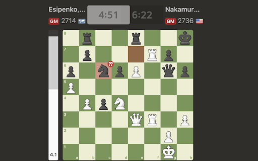 Two-Line Eval Bar for Chess.com screenshot