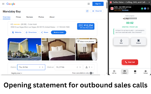 Twilio Auto Dialer & Softphone – CRM, Click-to-Call, SMS & Call History screenshot