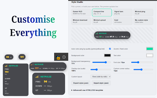 NetPulse — Internet Speed Meter, Ping & Overlay screenshot