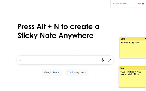 Custom Sticky Notes screenshot