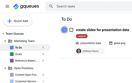 GQueues for Gmail screenshot