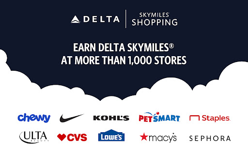 Delta Air Lines SkyMiles® Shopping℠ screenshot