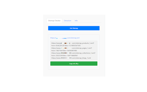 Sitemap Checker screenshot
