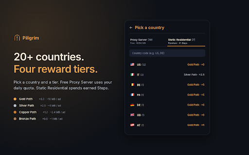 Piligrim — Free Gamified VPN screenshot