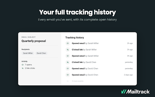 Mailtrack® – Email Tracker for Gmail screenshot