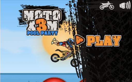 Moto X3m Pool Party Game screenshot