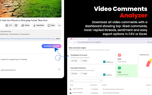 Comment Stack - Save Live Chats for YouTube™ screenshot