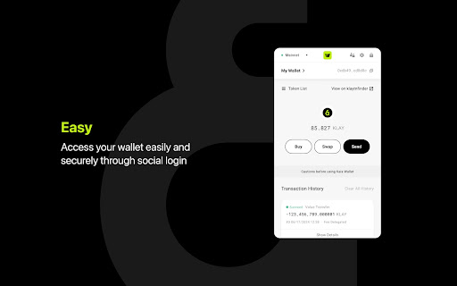 Kaia Wallet screenshot