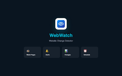 WebWatch – Website Change Detector screenshot