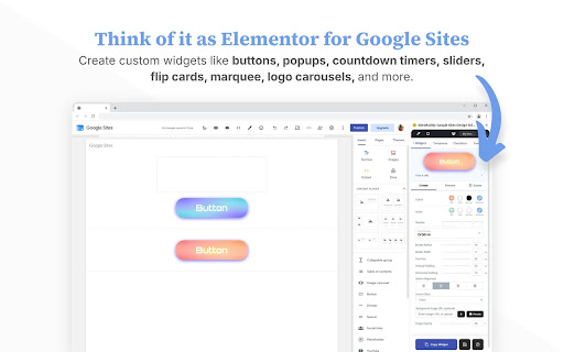 SitesBuddy: Visual Builder for Google Sites screenshot