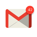 Gmail app badge notification icon