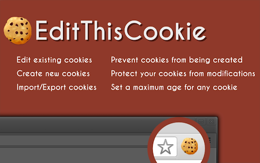 EditThisCookie (V3) screenshot