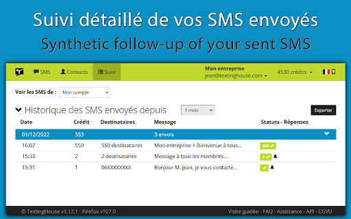 SMS Pro Solutions - TextingHouse screenshot