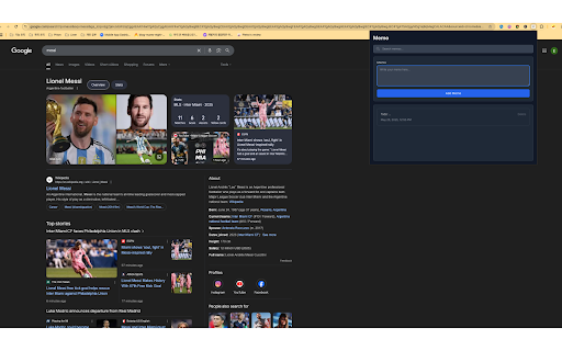 Quick Memo screenshot