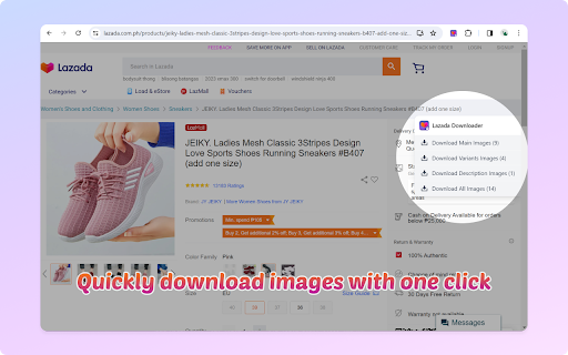 Lazada Downloader - Save Lazada images with one click screenshot
