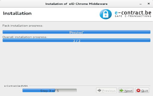eID Chrome Extension screenshot