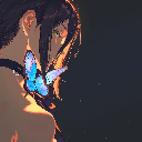 Silent glow butterfly reze icon