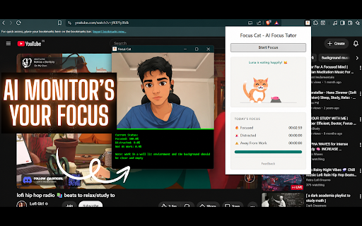 Focus Cat - AI Focus Tutor screenshot