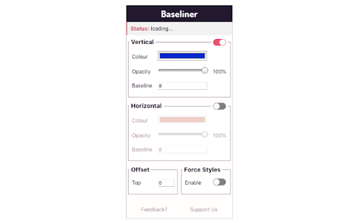 Baseliner screenshot