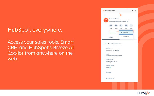 HubSpot Sales screenshot