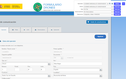 FlyForm screenshot