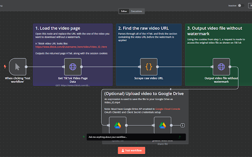 n8n Chat screenshot