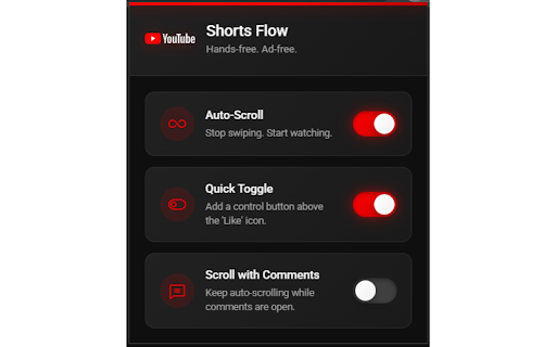Shorts Flow: Auto Scroll & Ad Skip for YouTube Shorts screenshot