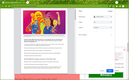 cleanly print screenshot