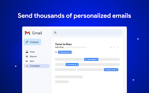 Mail Merge for Gmail - Mailmeteor screenshot