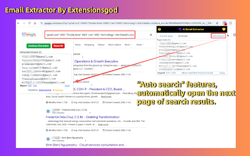 Web Email Hunter screenshot