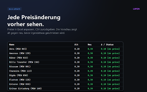 Cardmarket Stock Exporter screenshot