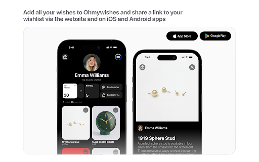 Ohmywishes screenshot
