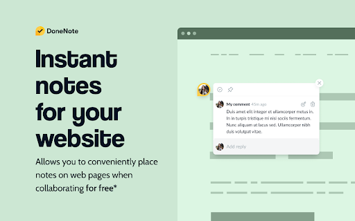 DoneNote screenshot