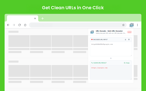 URL Decode - Safe URL Decoder screenshot