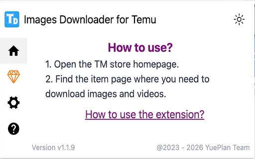 Images Downloader for Temu | Download all item images & videos screenshot
