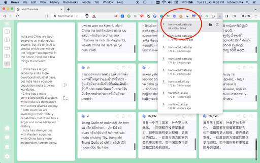 MultiTranslate: All locales at once screenshot