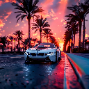BMW Sunset Drive Live Wallpaper icon