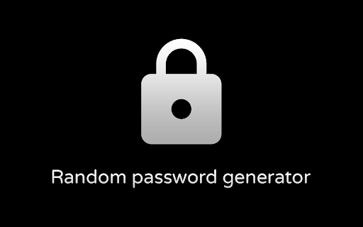 Random password generator screenshot