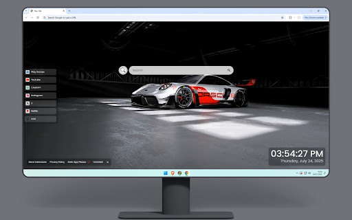 Porsche 911 GT3 R Live Wallpaper screenshot