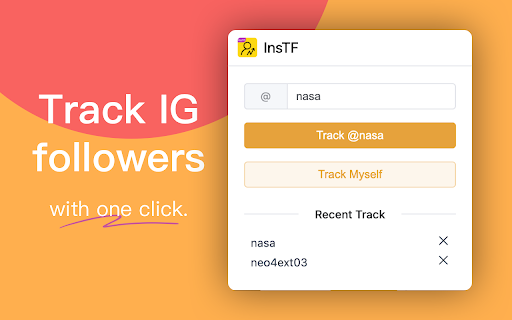 InsTF - Instagram follower & unfollower tracker screenshot