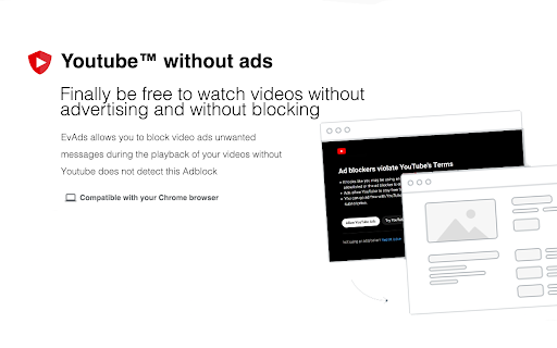 EvAds - Enjoy Youtube without Ads screenshot