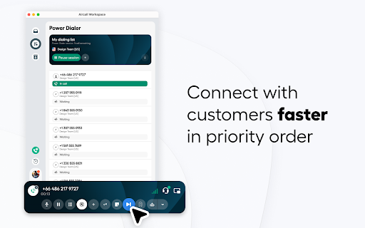 Aircall Dialer screenshot