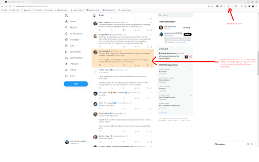 Keep Twitter scroll position screenshot