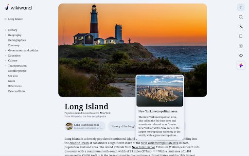 Wikiwand - Wikipedia Modernized screenshot