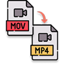 MOV to MP4 icon