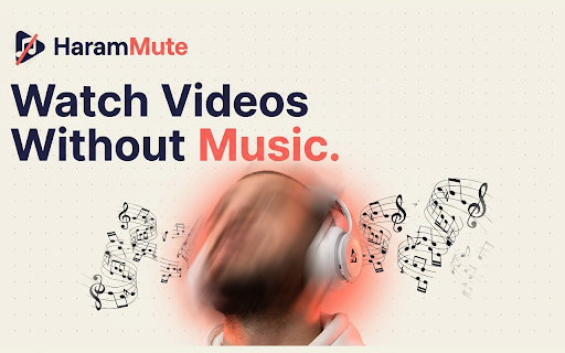 HaramMute - Remove Background Music from YouTube Videos screenshot