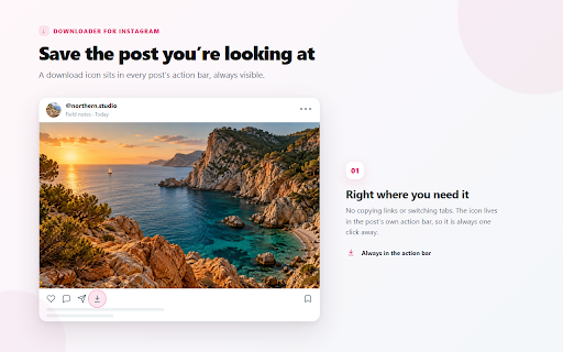 Downloader for Instagram screenshot