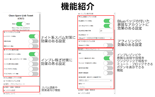 Clean-Spam-Link-Tweet screenshot