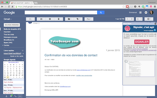 Signal Spam screenshot