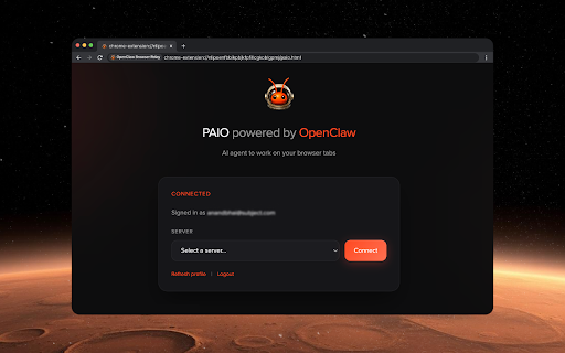 OpenClaw Browser Relay - Powered by PaioClaw screenshot